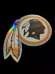 Vintage 1998 Washington Redskins NFL Team Logo Vending Sticker PVI Branded - Bild 1 von 3