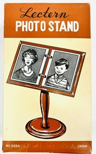 Vintage 1950-60’s Wood Lectern PHOTO STAND, Japan Made, PostWar Collectible, NIB - Picture 1 of 12