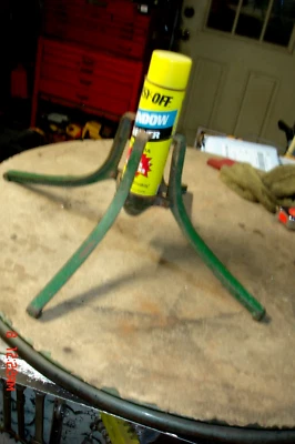 Soporte para árbol de Navidad Art Deco de hierro fundido antiguo vintage raro Heb. & J Foto 1 de 4