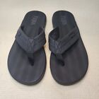 Flojos Size 10 M Black Flip Flop Sandals  Men's Shoes Memory Foam Great Con