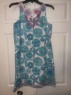 Платье цельнокроеное Lilly Pulitzer для девочек Target Sea Urchin размер XL 14-16 песочный доллар - Изображение 1 из 4