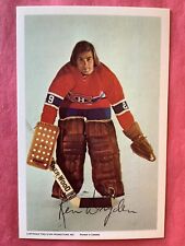 1972-73 Ken Dryden Postcard Canadiens Montreal Louiseville B Promotion