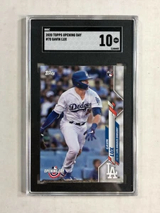GAVIN LUX 2020 Topps Opening Day BASE RC #70! SGC GEM MINT 10! DODGERS! INVEST! - Picture 1 of 3