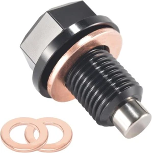 1 Pcs Magnetic Aluminium Drain Plug - Oil Sump - thread size M14 x 1.5 - Picture 1 of 6