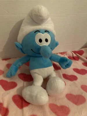 Smurfs Plush Peyo Nanco Stuffed Toy 2010 9" - Image 1 of 4
