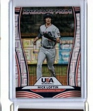 2020 DONRUSS American Pride Vector PARALLEL RC NICK LOFTIN  ALEC BOHM #AP16