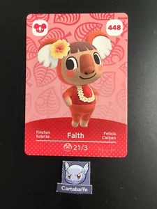 Animal Crossing 448 Kolette Faith Series 5 Amiibo Karte - Bild 1 von 1