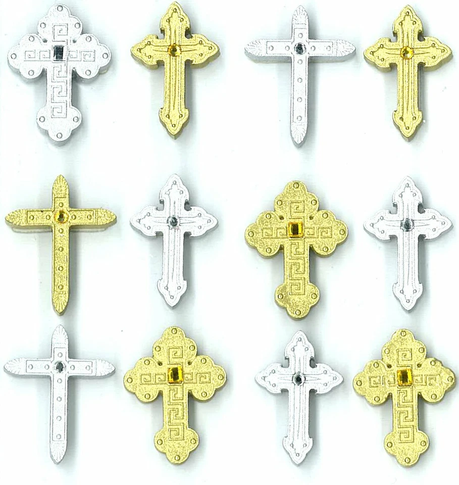 Jolee's Boutique Cabochons Dimensional Stickers, Crosses - Image 1 of 1