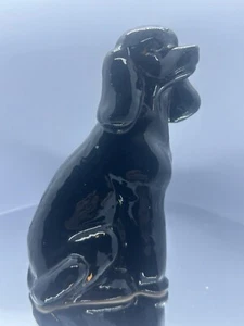 QUAIL Ceramics - Black Poodle Figure Facing Right - Picture 1 of 14