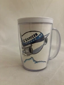 Eastern Airlines Vintage Thermo Serve Kunststoffbecher Alex schwarz signiert designed - Bild 1 von 8