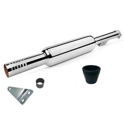 Fit For Royal Enfield Bullet 350 & 500cc - "Silman Short Silencer Exhaust" - Image 1 of 4
