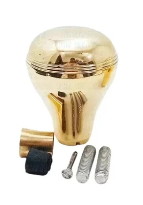 Твердая латунная ручка с ручкой только для деревянной трости трости рождественский подарок - Изображение 1 из 2