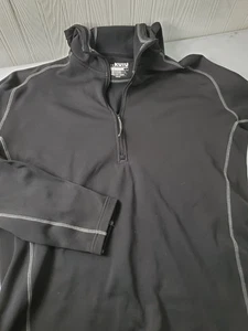 Kuiu Peloton 200 Black Quarter Zip Hooded Pullover Hoodie Men’s L - Picture 1 of 7