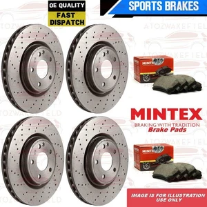 Para BMW 114d 116d M Sport F20 F21 Delantero Trasero Discos de Freno Ventilados - Imagen 1 de 3