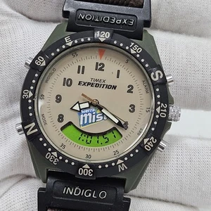 Sierra Mist Timex Expedition Werbe Analog/Digital Uhr Selten Quarz - Bild 1 von 8
