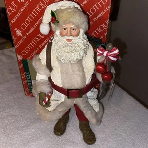 Department 56 Clothtique by Possible Dreams Santa 2007 White Christmas Wishes - Picture 1 of 5
