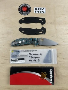 Nodak Custom "Enigma" Schiffswrack Kupfer Spyderco Manix 2 - Satin S30V mit Blk G10 - Bild 1 von 12
