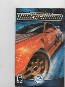 Need For Speed Underground PS2 Playstation 2 Manual Only Authentic - Picture 1 of 1