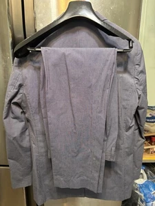 Armani Exchange blau gestreifter Anzug Größe 40 Sakko und Hose  - Bild 1 von 9