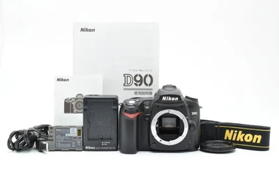 [MINT] S/C:15393 Nikon D90 12.3MP Digital Camera Black Body Only From JAPAN - Image 1 of 4