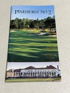 Libro guía vintage 2002 Pinehurst Golf Club #2 campo yardage - Imagen 1 de 8