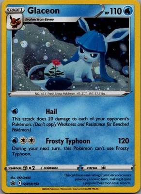 Glaceon Promo SWSH: Sword & Shield Promo Cards SWSH192 NM - Image 1 of 2