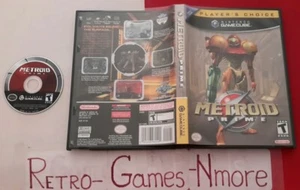 Metroid Prime Nintendo GameCube Elección del Jugador AUTÉNTICO ESTUCHE GC Y DISCO ¡LEER!! - Imagen 1 de 9