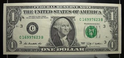 BANCONOTA STATI UNITI USA 1 DOLLARO 2009 WASHINGTON - Immagine 1 di 2