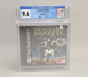 Vanguard Bandits Sony PlayStation PS1 PSX Black Label Sealed CGC Graded 9.6 A+