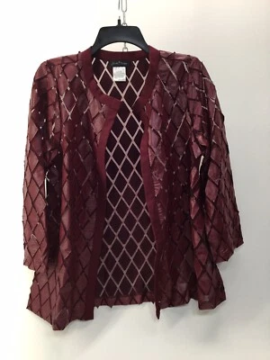 Cárdigan Slinky Brand Mujer Marrón Forma Cuadrada | Mediano Foto 1 de 3