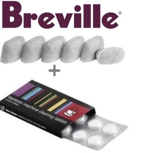 BREVILLE Espresso Accessories - 1 x 8 Cino Cleano Tablets & 1 x 6 Water Filters - Picture 1 of 1