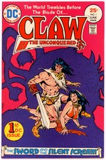 Claw the Unconquered (1975) #1 F/VF 7.0 First Appearance of Claw the Unconquered