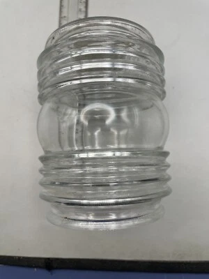NOS Westinghouse LAMP SHADE Jelly Jar Shape Glass Retro 4.5" H 1 pk 85617 GA36 - Image 1 of 3