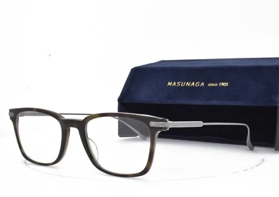 MASUNAGA x KENZO TAKADA LIBRA #23 51-20-140 DARK TORTOISE New Eyeglasses Frames - Image 1 of 4