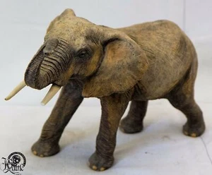 Elefant erhobener Rüssel Tierfigur Figur grau groß Nr. 1424 - Bild 1 von 9