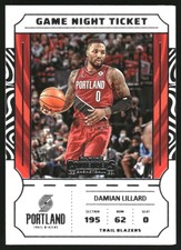 2022-23 Panini Contenders Game Night Ticket #11 Damian Lillard