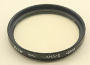 Vivitar VMC UV - Haze 46mm Screw On Filter USA Glass Fair USED Y664 - Picture 1 of 2
