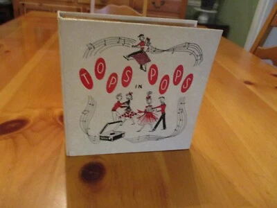 Vintage 7.5" 45's Record Storage Album Book Holder Folder 11 Pocket w 10 45s #1 - Image 1 of 4