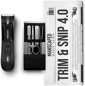 MANSCAPED™ Trim & Snip 4.0, Men's Grooming Kit, Includes The Lawn Mower™ 4.0 - Picture 1 of 6