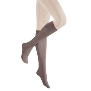 KUNERT Women Velvet Knee-High Socks 35-38 Soft Two-Tone Melange Effect 110175700