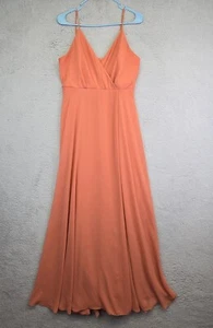 Maxi Vestido Babydoll de Gasa Naranja Quemado Gris Baile de graduación Birdie Para Mujer - Imagen 1 de 17