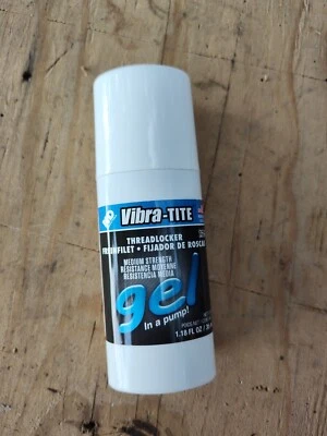 Vibra-Tite 12535 Threadlocker, 125, Blue, Medium Strength, Gel, Use By 2/24
