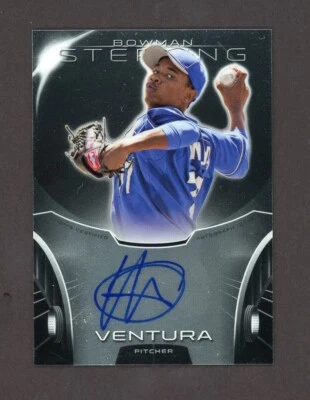 2013 Bowman Sterling  #BSAP-YV  Yordano Ventura Autograph   *25362 — 第 1/2 张图片