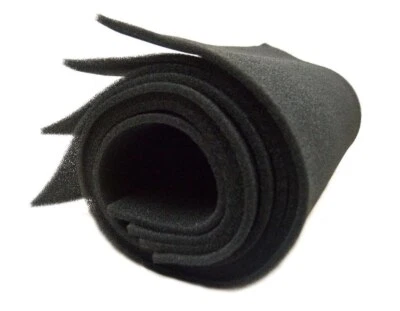 PIPEMAN'S INSTALLATION SOLUTION 4 Pack DJ Speaker Woofer Cabinet Grill Black Foam 2 Feet x 4 Feet x 3/8" inches