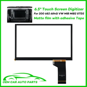 6.5" Touch Screen Digitizer Matte for VW SKODA MIB STD2 680 200 600 684 Radio - Picture 1 of 9