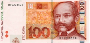 Croatia 100 Kuna 2012 UNC P-41b Banknote Prefix B Suffix K Paper Money - Picture 1 of 2