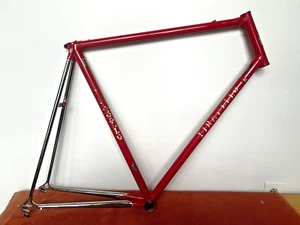 Vintage Pinarello Frameset 61cm Columbus Campagnolo Treviso Italy Campagnolo Red - Picture 1 of 14