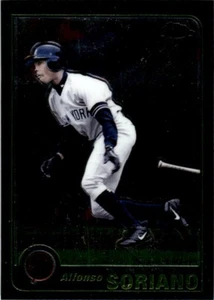 2001 Topps Chrome Alfonso Soriano New York Yankees #553 - Picture 1 of 2