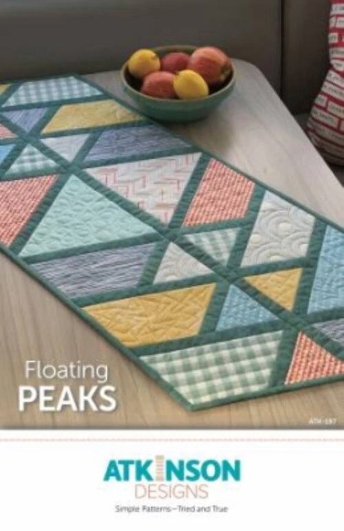 Terry Atkinson Patterns FLOATING PEAKS ATK197 Tablerunner Pattern  - Image 1 of 1