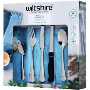 WiltShire Baguette 50 Piece Cutlery Set - Picture 1 of 4